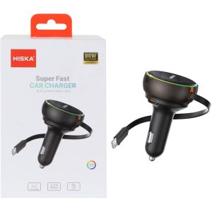 شارژر فندکی هیسکا مدل Hiska HCC337
