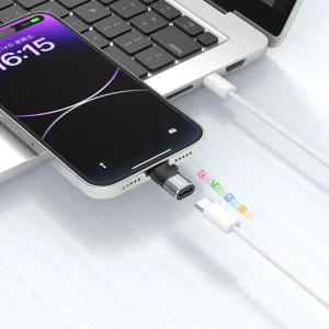 مبدل OTG تایپ سی به لایتنینگ هیسکا مدل Hiska OTG H7