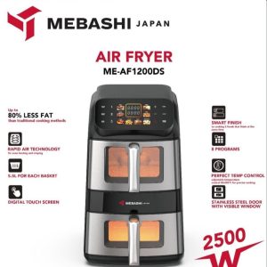 سرخ کن دوطبقه 11 لیتری مباشی مدل Mebashi AF1200DS