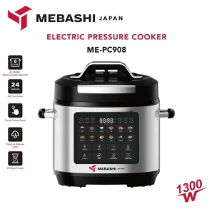 زودپز دیجیتالی 8 لیتری مباشی مدل MEBASHI ME-PC908