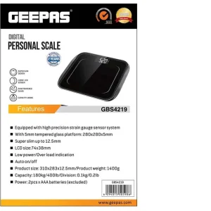 ترازو دیجیتال جیپاس مدل Geepas GBS4219
