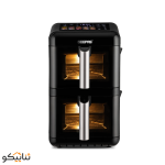 هواپز جیپاس Geepas GAF37548 2800W Dual Basket Digital Air Fryer