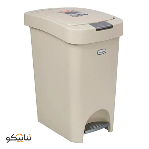 سطل پدال دار دو درب 20 لیتری هومکت