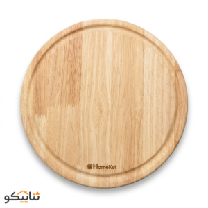 تخته گوشت چوبی گرد ساده هومکت