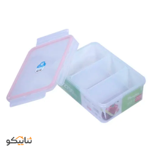 ظرف فریزری مستطیل 2700 میلی لیتر 3 خانه