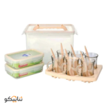 سرویس چای‌خوری ۶ نفره دلنار هوم‌کت