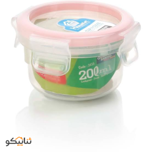 ظرف فریزری گرد 200میل clip & close