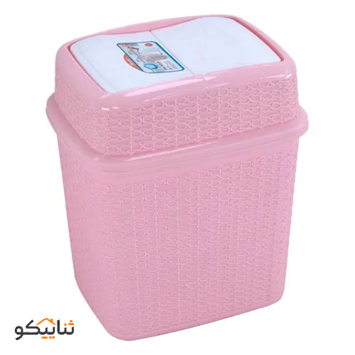 سطل بادبزنی دو درب آبیل طرح روشا هومکت