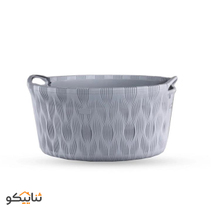 سبد رخت بیضی فلورا 27لیتری هومکت