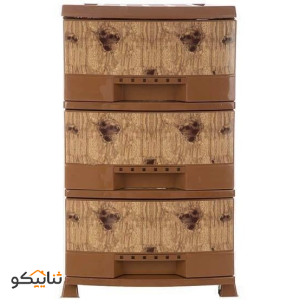 دراور لارج BL طرح چوب ۳ طبقه هوم‌کت