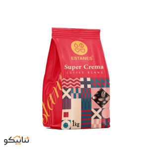 دانه قهوه 100% روبوستا سوپر کرما استانس- 1000 گرم